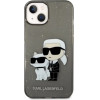 Karl Lagerfeld Glitter Karl&Choupette case for iPhone 14 Plus - black - (KF001359-0)