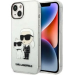 Karl Lagerfeld Glitter Karl&Choupette case for iPhone 14 Plus - transparent - (KF001363-0)