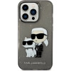 Karl Lagerfeld Glitter Karl&Choupette case for iPhone 14 Pro Max - black - (KF001361-0)