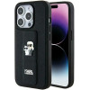 Karl Lagerfeld Gripstand Saffiano Karl&Choupette Pins case for iPhone 13 Pro / 13 - black - (KF001904-0)