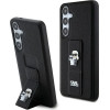 Karl Lagerfeld Gripstand Saffiano Karl&Choupette Pins case for Samsung Galaxy S24 - black - (KF001947-0)