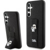 Karl Lagerfeld Gripstand Saffiano Karl&Choupette Pins case for Samsung Galaxy S23 FE - black - (KF001926-0)