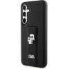Karl Lagerfeld Gripstand Saffiano Karl&Choupette Pins case for Samsung Galaxy S23 FE - black - (KF001926-0)