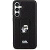 Karl Lagerfeld Gripstand Saffiano Karl&Choupette Pins case for Samsung Galaxy S23 FE - black - (KF001926-0)
