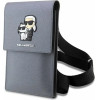 Karl Lagerfeld Handbag KLWBSAKCPMG silver/silver Saffiano Karl & Choupette - (KF001646-0)