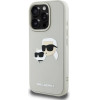 Karl Lagerfeld HC 3D Rubber Double Heads iPhone 16 Pro Max Case - Beige - (KF002523-0)
