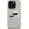 Karl Lagerfeld HC 3D Rubber Double Heads iPhone 16 Pro Max Case - Beige - (KF002523-0)