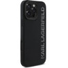Karl Lagerfeld HC 3D Rubber Elongated Glitter iPhone 16 Pro Case - Black - (KF002516-0)