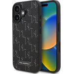 Karl Lagerfeld Hot Stamp Magsafe iPhone 16 Case - Black - (KF002368-0)
