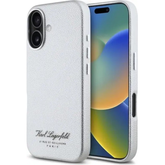 Karl Lagerfeld hotel RSG iPhone 16 case - gray - (KF002391-0)