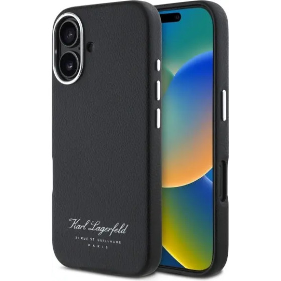 Karl Lagerfeld Hotel RSG iPhone 16 Pro Case - Black - (KF002379-0)