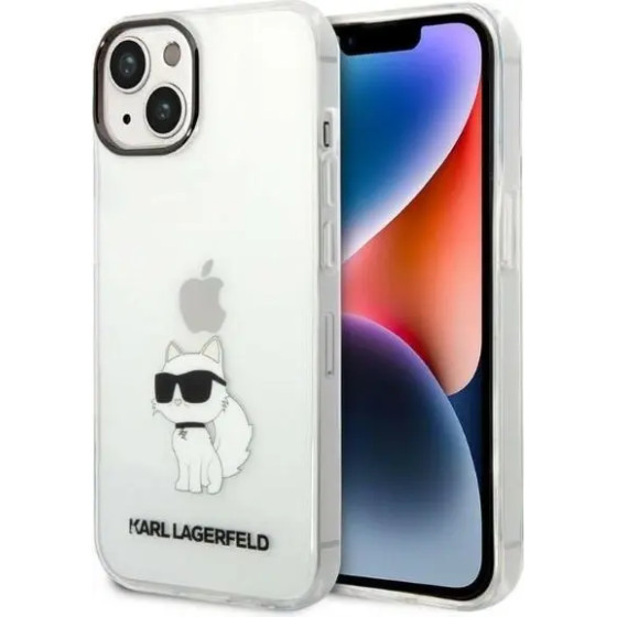 Karl Lagerfeld Ikonik Choupette case for iPhone 14 Plus - transparent - (KF001355-0)