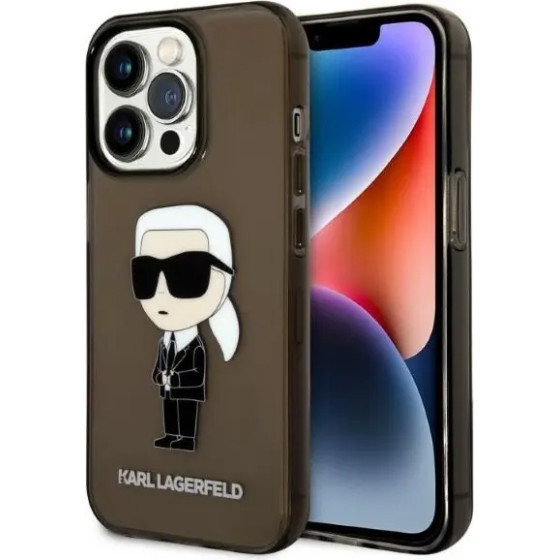 Karl Lagerfeld Ikonik Karl case for iPhone 14 Pro Max - black - (KF001397-0)