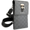 Karl Lagerfeld Ikonik Karl Monogram Patch bag - silver - (KF001291-0)