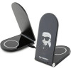 Karl Lagerfeld Ikonik MagSafe 15W inductive charger, foldable 2in1 - black - (KF001913-0)
