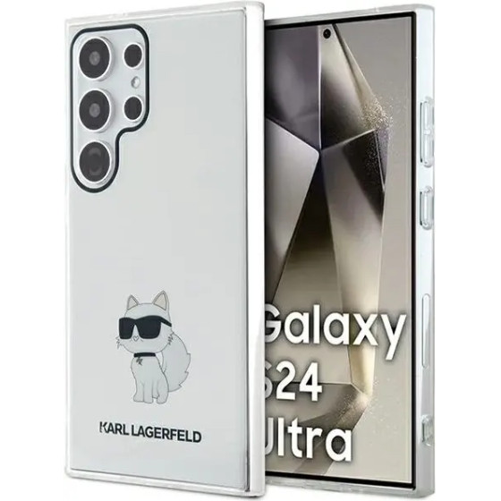 Karl Lagerfeld IML Choupette case for Samsung Galaxy S24 Ultra - transparent - (KF001955-0)