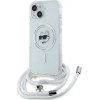 Karl Lagerfeld IML Choupette Head & Cord MagSafe case for iPhone 13 / 14 / 15 - transparent - (KF002081-0)