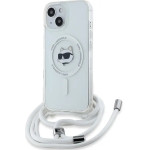 Karl Lagerfeld IML Choupette Head & Cord MagSafe case for iPhone 14 / 13 / 15 - transparent - (KF002084-0)