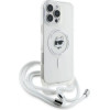 Karl Lagerfeld IML Choupette Head & Cord Magsafe Case for iPhone 16 Pro Max - Clear - (KF002400-0)