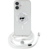 Karl Lagerfeld IML Choupette Head & Cord Magsafe iPhone 16 Case - Clear - (KF002407-0)