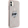 Karl Lagerfeld IML Choupette Head & Monogram case for iPhone 11 / Xr - pink - (KF002119-0)