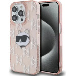 Karl Lagerfeld IML Choupette Head & Monogram case for iPhone 13 Pro / 13 - pink - (KF002121-0)