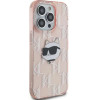 Karl Lagerfeld IML Choupette Head & Monogram case for iPhone 14 Pro - pink - (KF002124-0)