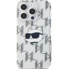 Karl Lagerfeld IML Choupette Head & Monogram case for iPhone 15 Pro - transparent - (KF002130-0)