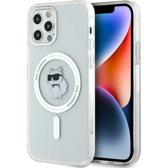 Karl Lagerfeld IML Choupette MagSafe case for iPhone 12 / 12 Pro - transparent - (KF002097-0)
