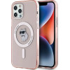 Karl Lagerfeld IML Choupette MagSafe case for iPhone 12/12 Pro - pink - (KF002077-0)