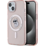 Karl Lagerfeld IML Choupette MagSafe case for iPhone 14 / 15 / 13 - pink - (KF002078-0)