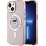 Karl Lagerfeld IML Choupette MagSafe case for iPhone 15 - pink - (KF001734-0)