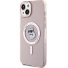 Karl Lagerfeld IML Choupette MagSafe case for iPhone 15 Plus - pink - (KF001735-0)