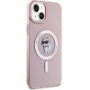 Karl Lagerfeld IML Choupette MagSafe case for iPhone 15 Plus - pink - (KF001735-0)