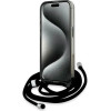 Karl Lagerfeld IML Crossbody Monogram Karl & Choupette Head MagSafe Case for iPhone 15 Pro Max - Black - (KF002158-0)