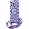Karl Lagerfeld IML Crossbody Monogram Karl & Choupette Head MagSafe Case for iPhone 15 Pro Max - Purple - (KF002165-0)