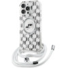 Karl Lagerfeld IML Crossbody Monogram Karl & Choupette Head MagSafe Case for iPhone 16 Pro - Clear - (KF002397-0)