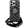 Karl Lagerfeld IML Crossbody Monogram Karl & Choupette Head MagSafe Case for iPhone 16 Pro Max - Black - (KF002395-0)