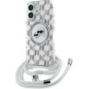 Karl Lagerfeld IML Crossbody Monogram Karl & Choupette Head MagSafe iPhone 16 Case - Clear - (KF002396-0)