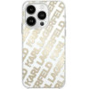Karl Lagerfeld IML Fullover Logo case for iPhone 15 / 14 / 13 - gold - (KF002070-0)