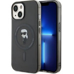 Karl Lagerfeld IML Ikonik MagSafe case for iPhone 15 - black - (KF001769-0)