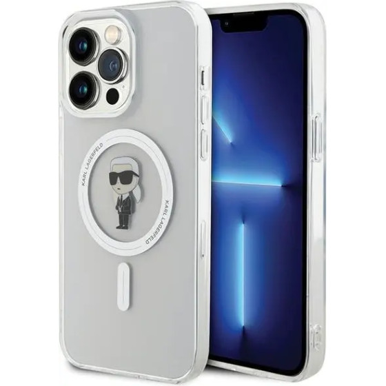 Karl Lagerfeld IML Ikonik MagSafe case for iPhone 15 Pro Max - transparent - (KF001729-0)