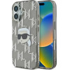 Karl Lagerfeld IML Karl Head Electroplated iPhone 16 Case - Black - (KF002351-0)