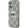 Karl Lagerfeld IML Karl Head Electroplated iPhone 16 Case - Black - (KF002351-0)