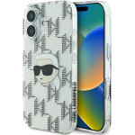 Karl Lagerfeld IML Karl Head Electroplated iPhone 16 Case - Clear - (KF002354-0)