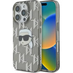 Karl Lagerfeld IML Karl Head Electroplated iPhone 16 Pro Case - Black - (KF002352-0)