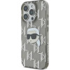 Karl Lagerfeld IML Karl Head Electroplated iPhone 16 Pro Case - Black - (KF002352-0)