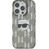 Karl Lagerfeld IML Karl Head Electroplated iPhone 16 Pro Case - Black - (KF002352-0)
