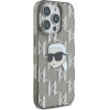 Karl Lagerfeld IML Karl Head Electroplated iPhone 16 Pro Case - Black - (KF002352-0)