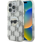 Karl Lagerfeld IML Karl Head Electroplated iPhone 16 Pro Case - Clear - (KF002355-0)